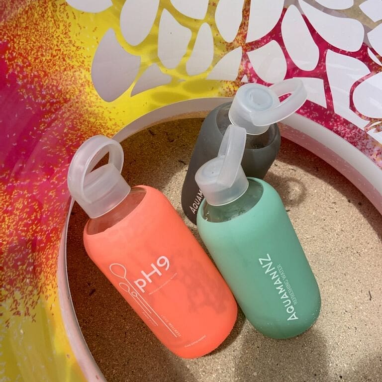pH9 Glass Water Bottle